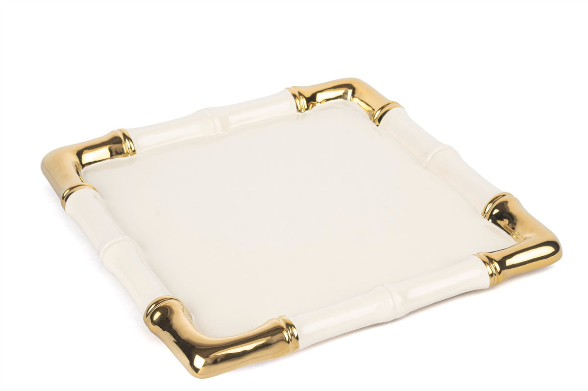 Mikasa Moor Krem Gold Kare Servis 30cm