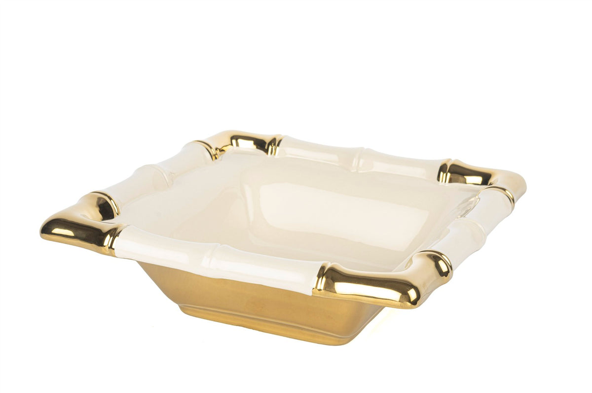 Mikasa Moor Krem Gold Kase 27x8cm