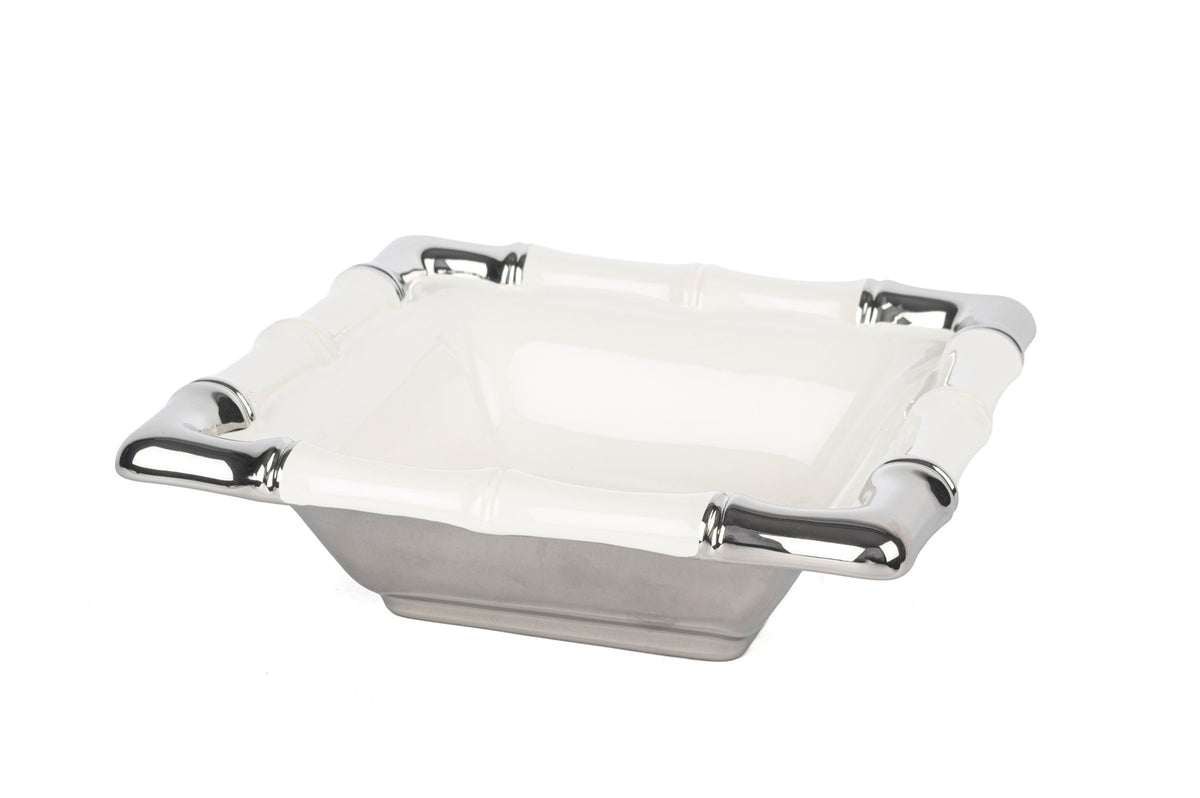 Mikasa Moor Beyaz Silver Kase 27x8cm