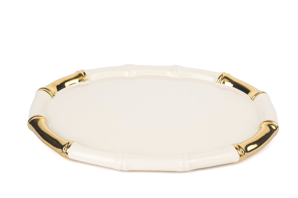 Mikasa Moor Krem Gold Oval Servis 37x27cm