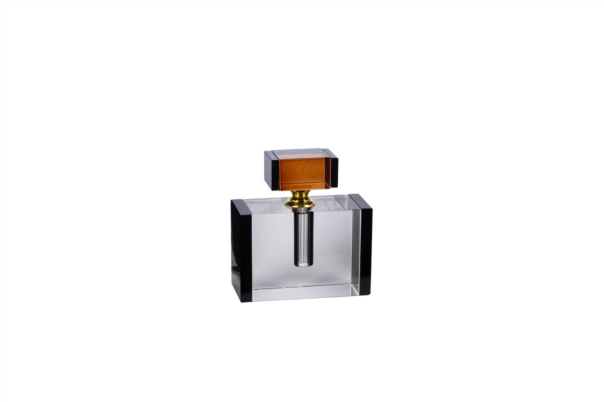 Mikasa Moor Kristal Amber Dekoratif Şişe 10x9x2cm