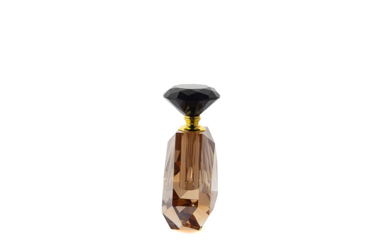 Mikasa Moor Krsital Amber Siyah Dekoratif Şişe 12x15cm