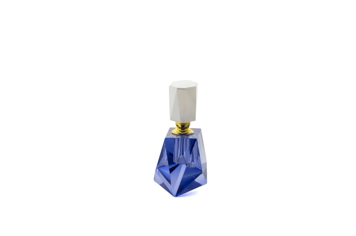 Mikasa Moor Kristal Yeni Mavi Beyaz Dekoratif Şişe 12x12cm