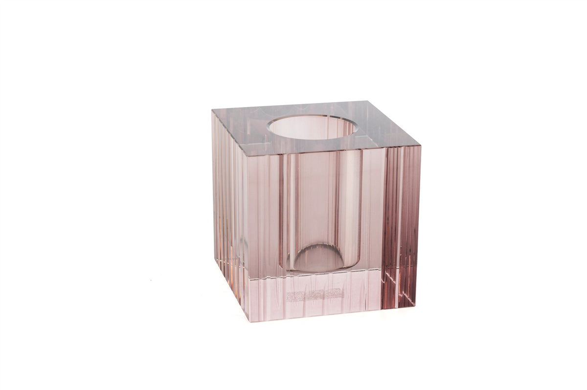 Mikasa Moor Mor Küp Kristal Vazo 10cm