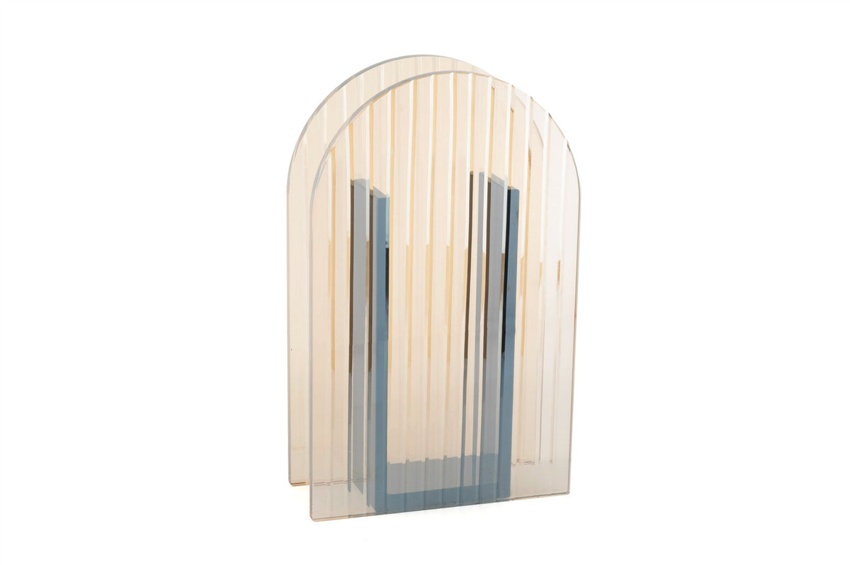 Mikasa Moor Şampanya Füme Kristal Vazo 16x27cm