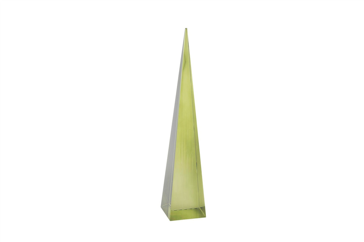 Mikasa Moor Yeşil Kristal Piramit Obje 7x36cm