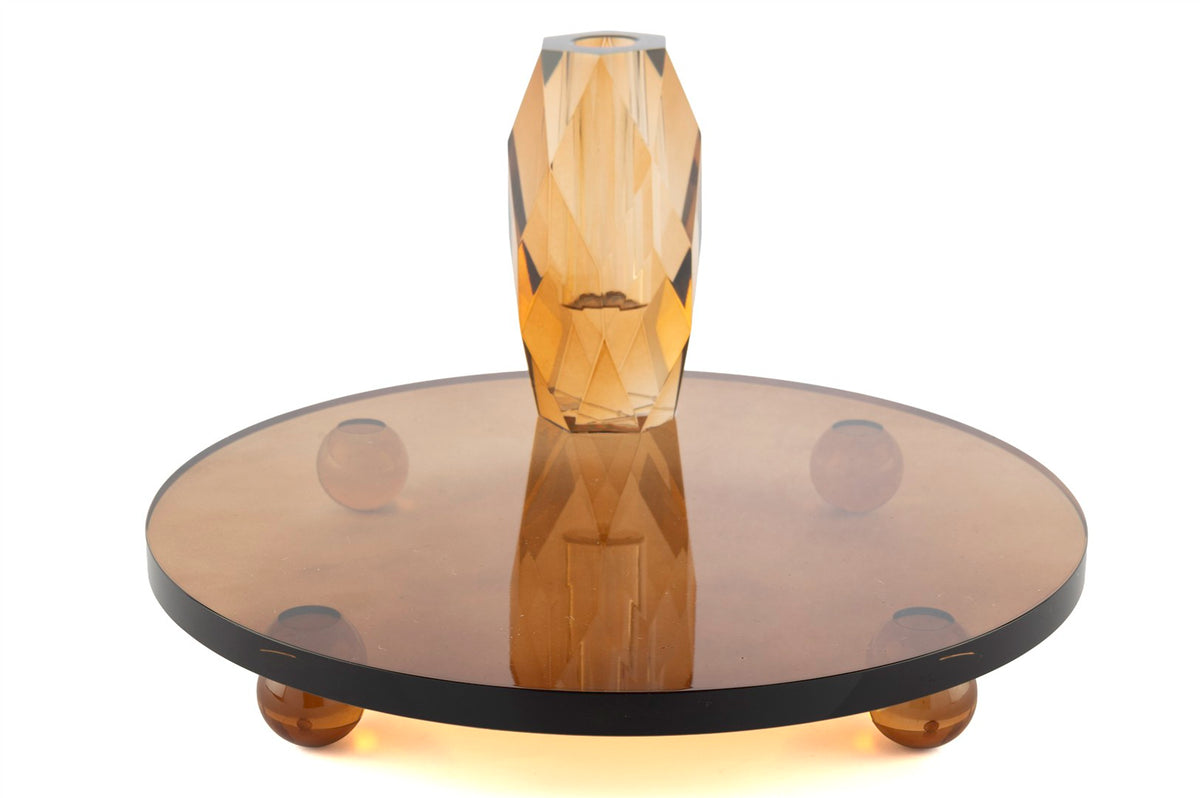 Mikasa Moor Amber Kristal Banyo Tepsisi 27x17x4cm