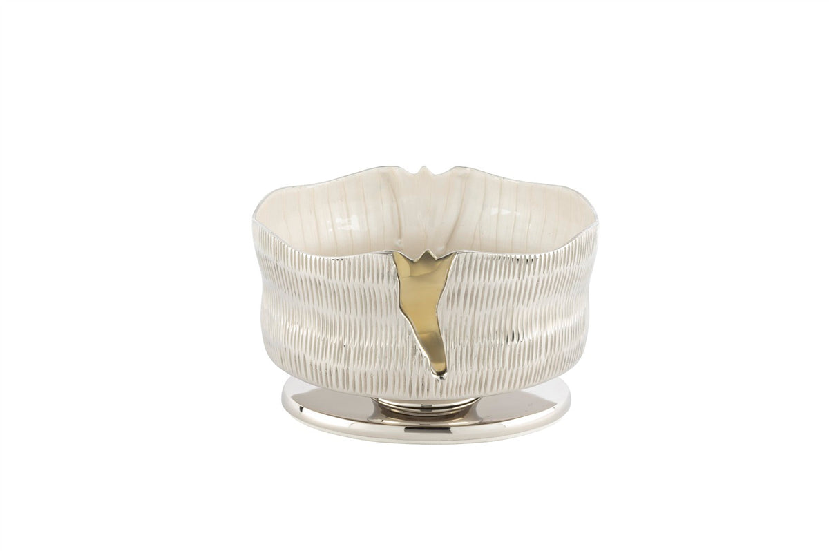 Mikasa Moor Silver Gold Dekoratif Kase 20x13cm