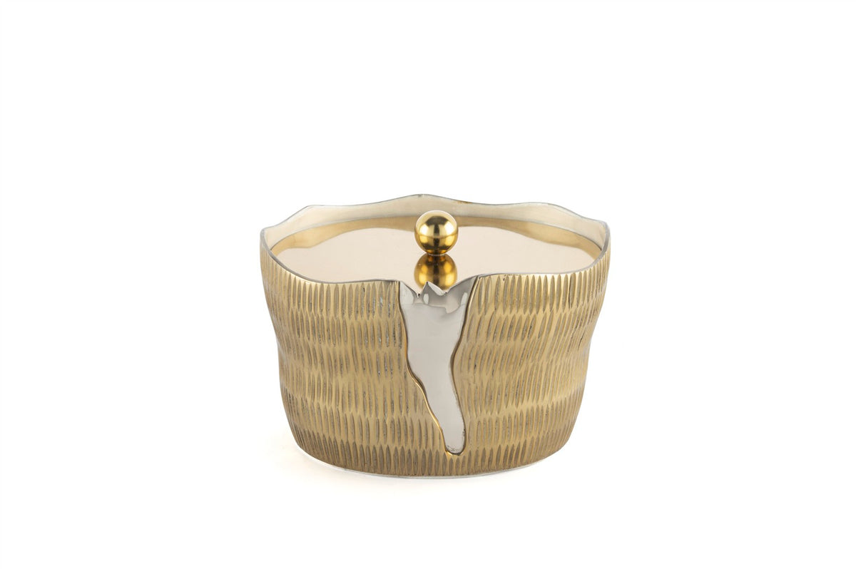 Mikasa Moor Gold Kapaklı Şekerlik 17x13x13cm
