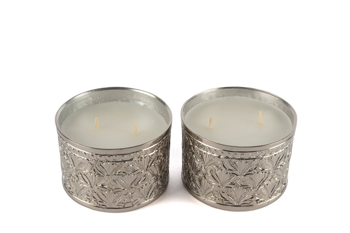 Mikasa Moor Silver 2li Patchouli Mum 9x6cm
