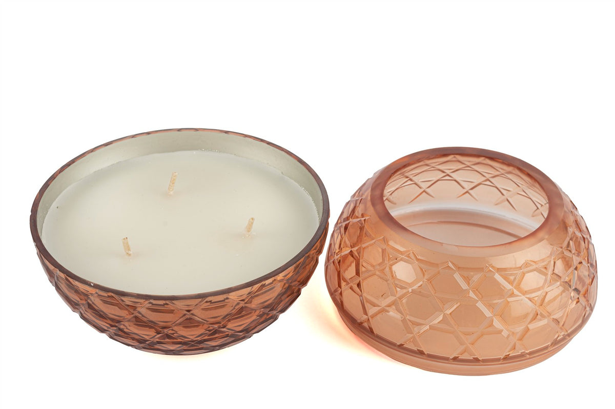 Mikasa Moor Turuncu Kristal Oud Rose Mum 12x11cm