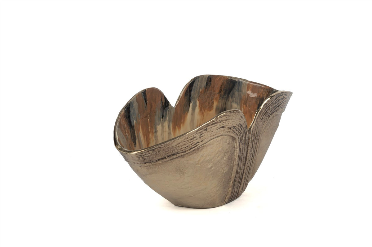 Mikasa Moor Antik Gold Tasarım Dekoratif Kase 39x15x18cm