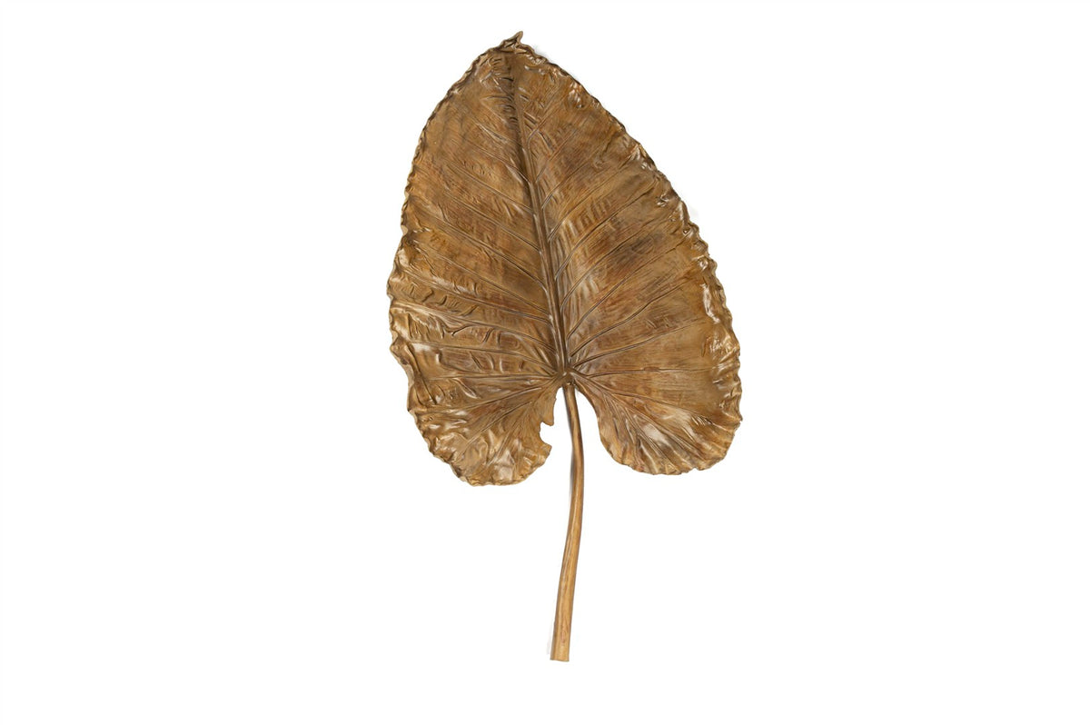 Mikasa Moor Krem Kahve Yaprak Duvar Dekoru 54x102cm