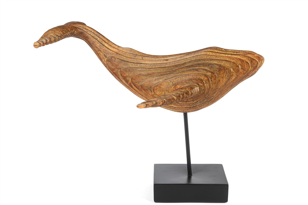 Mikasa Moor Ahşap Görünümlü Dekoratif Balina 43x38cm