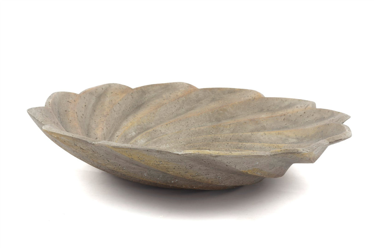 Mikasa Moor Gri Traverten Resin Dekoratif Tabak 40x8cm