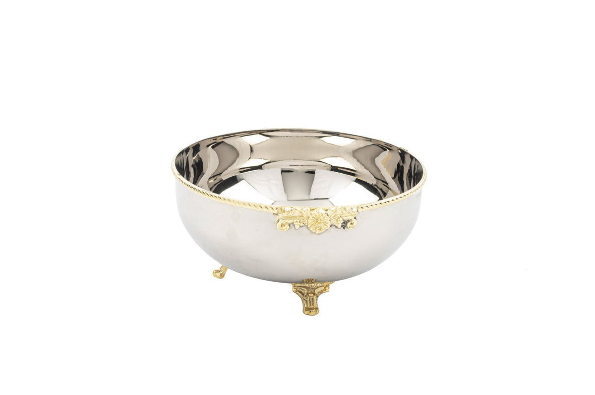 Mikasa Moor Gümüş Gold Ayaklı Kase 17x9cm
