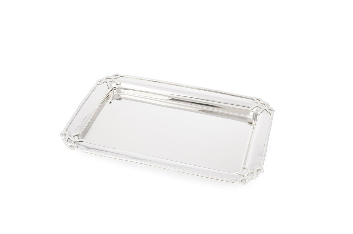 Mikasa Moor Silver Fiyonklu Tepsi 31x21cm