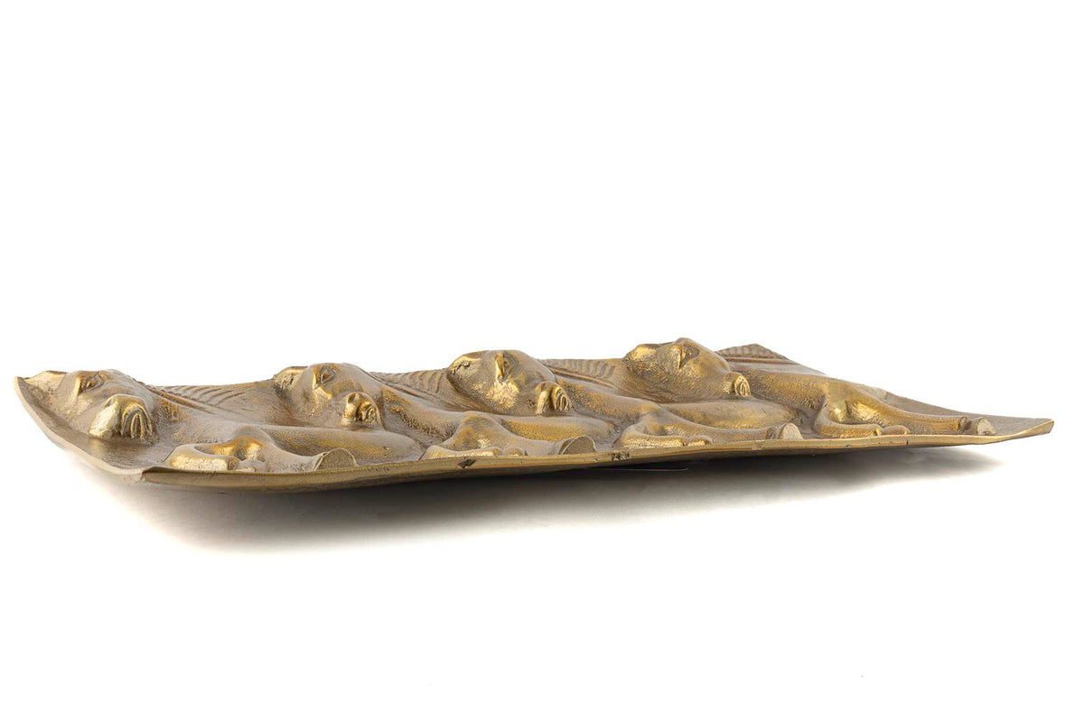 Mikasa Moor Antik Gold Horse Metal Dik Duvar Dekoru 50x27x5cm