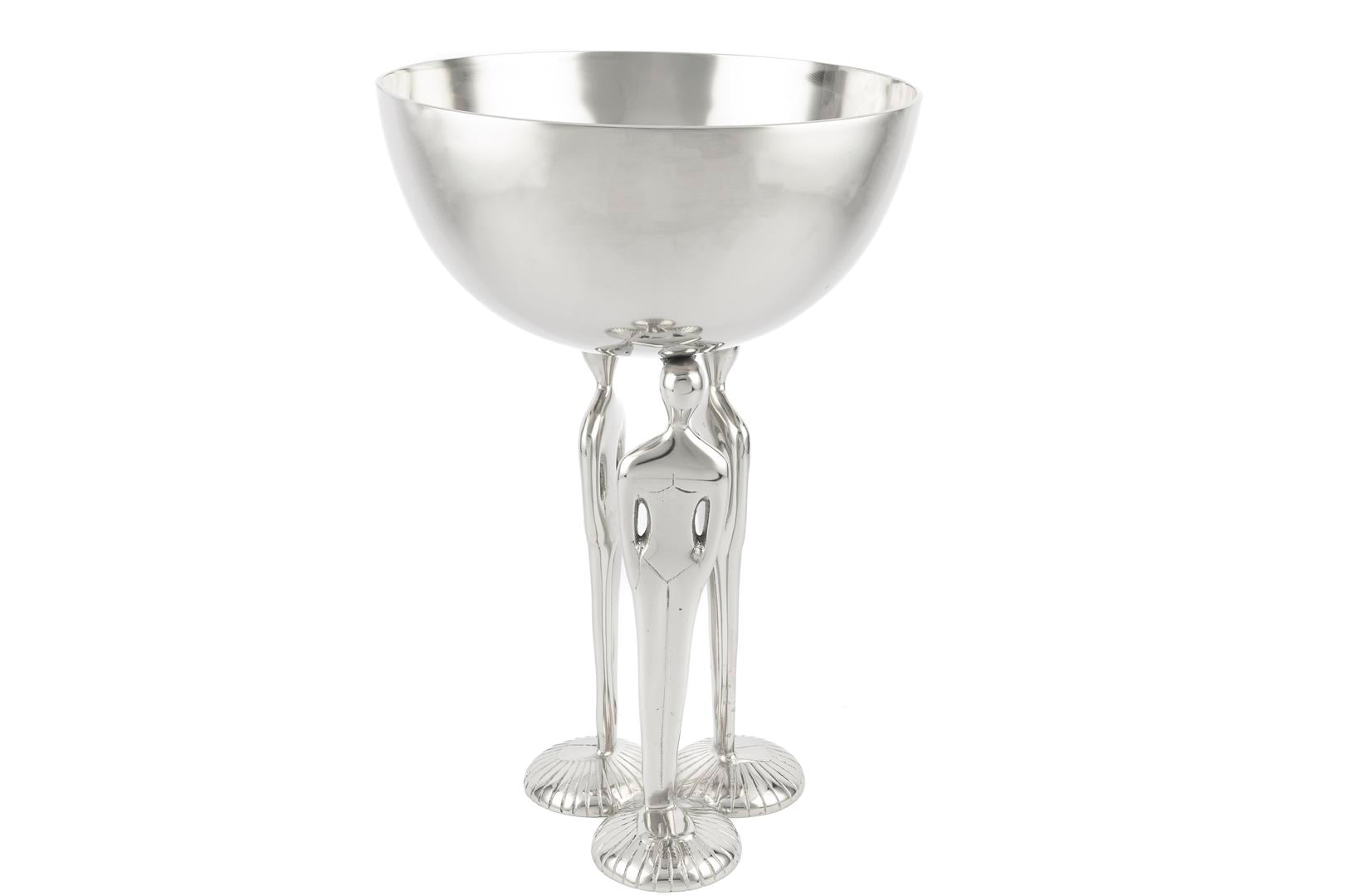 Mikasa Moor Silver Lady Ayaklı Metal Kase 31x48cm