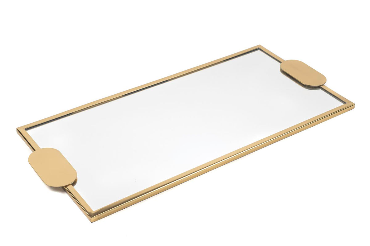 Mikasa Moor Gold Metal Dik Aynalı Tepsi 54x25x2cm