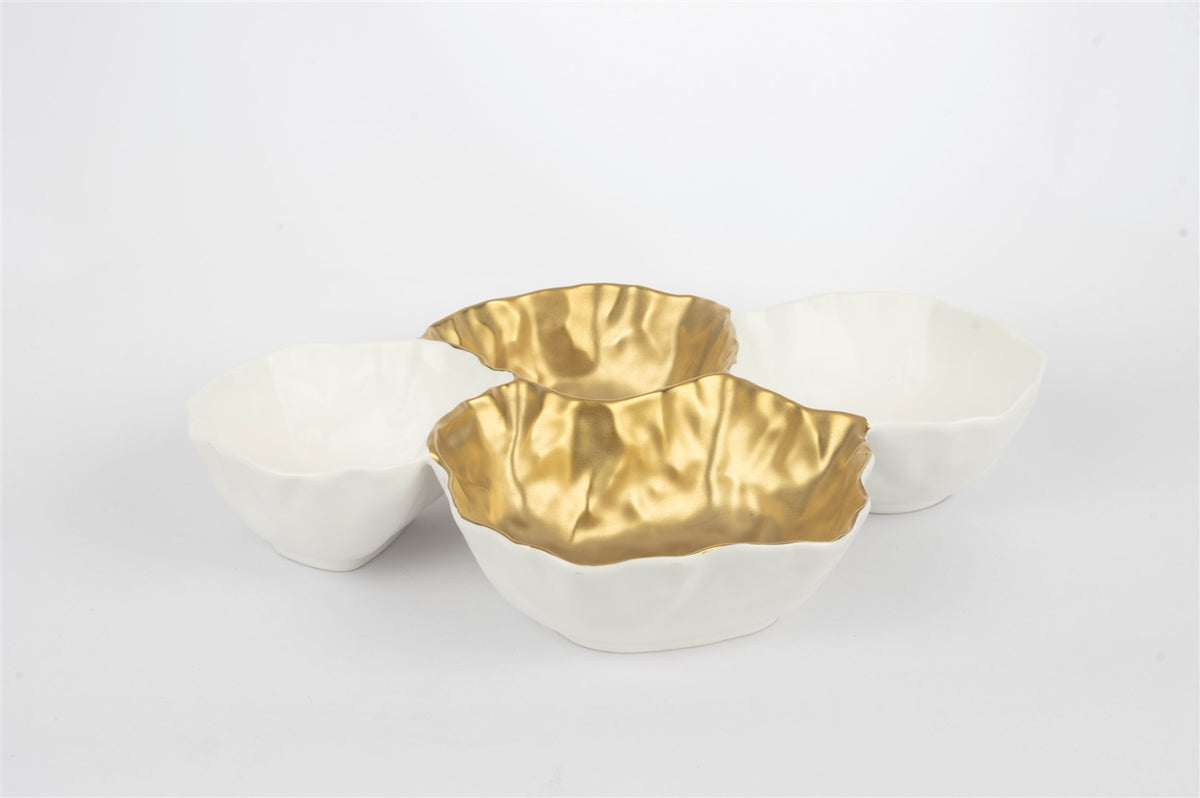 Mikasa Moor Ligne Dor 4 Bölmeli Çerezlik 31x22x6cm