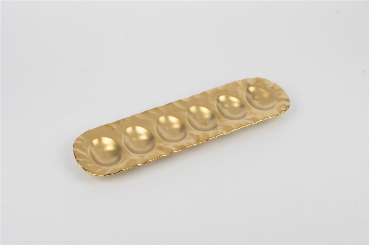 Mikasa Moor Ligne Dor 6 Bölmeli Egg Tepsi 31x9cm