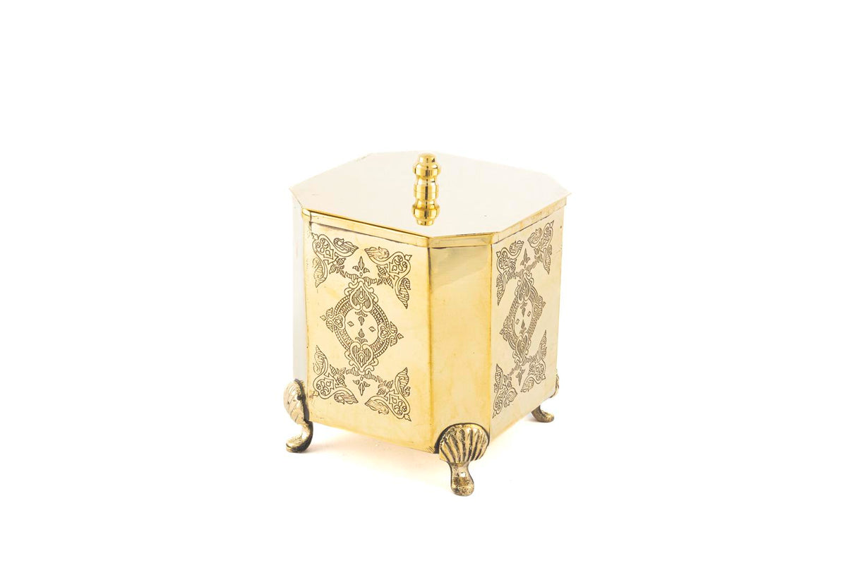 Mikasa Moor Gold Pirinç Kare Kutu 10x10x12cm
