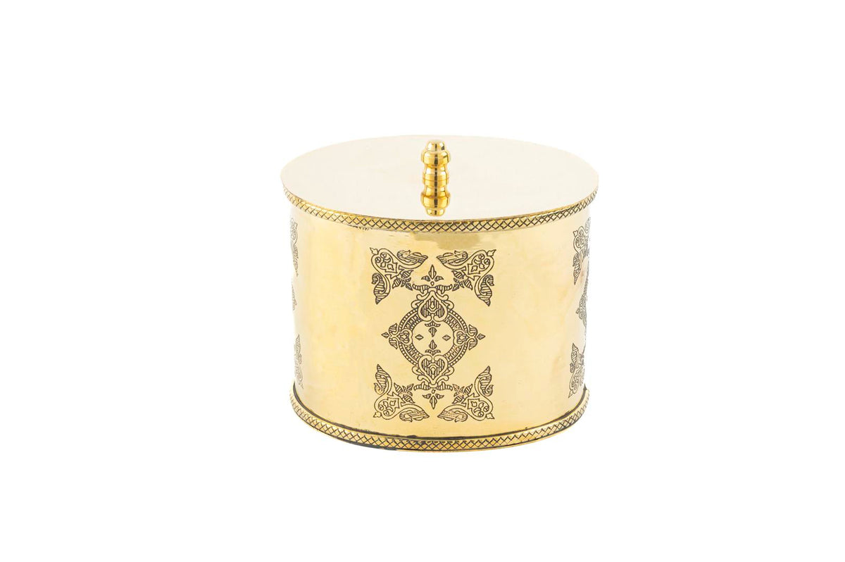 Mikasa Moor Gold Pirinç Elips Kutu 13x10x10cm