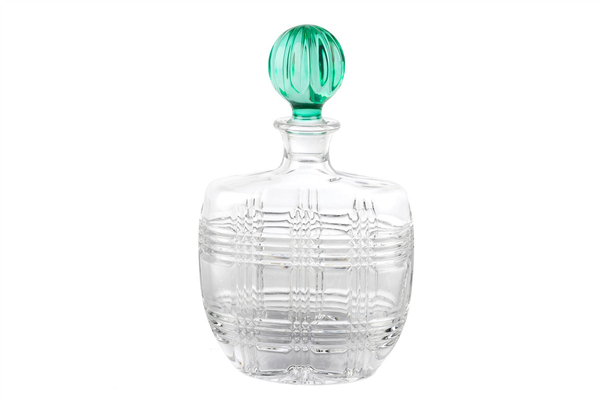 Mikasa Moor Turkuaz Kapaklı Kristal Karaf 15x26cm