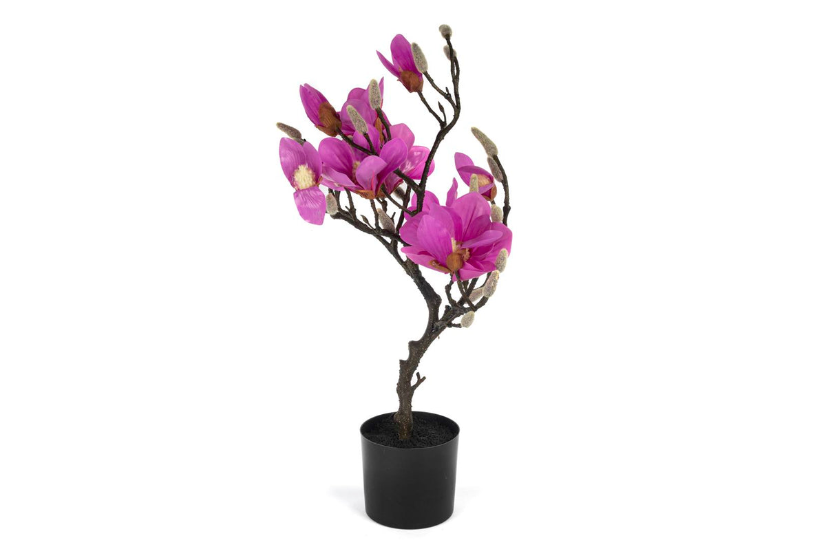Mikasa Moor Fuşya Yapay Manolya Ağacı 60cm