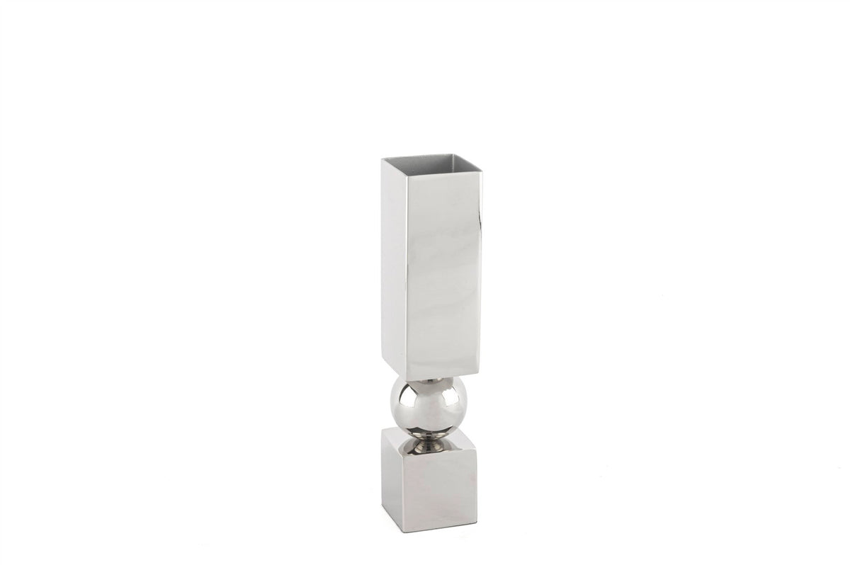 Mikasa Moor Metal Gövdeli Kübik Tabanlı Vazo 5x24cm