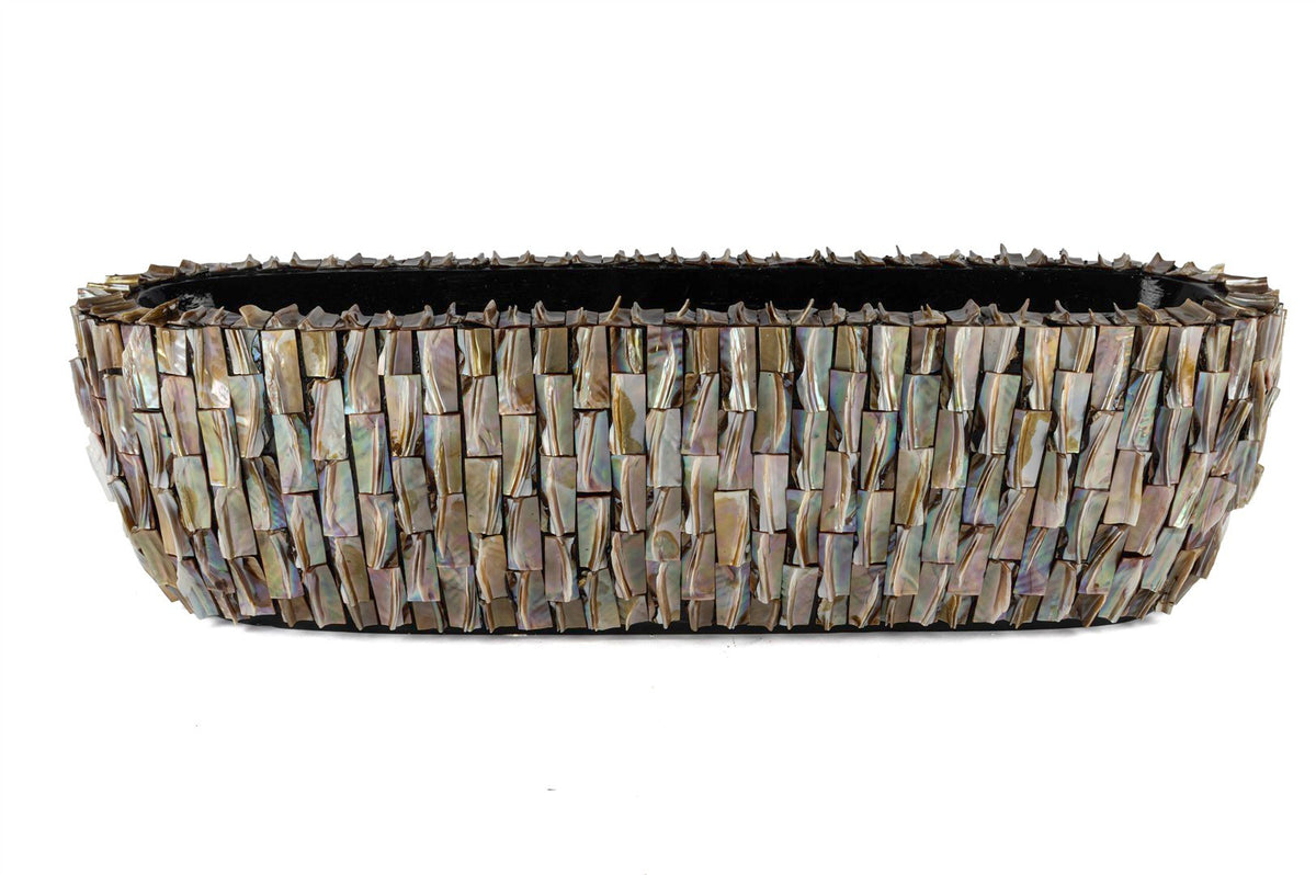 Mikasa Moor Sedef Taşlı Saksı 69x19x20cm