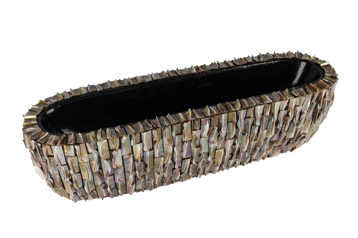 Mikasa Moor Sedef Taşlı Saksı 69x19x20cm