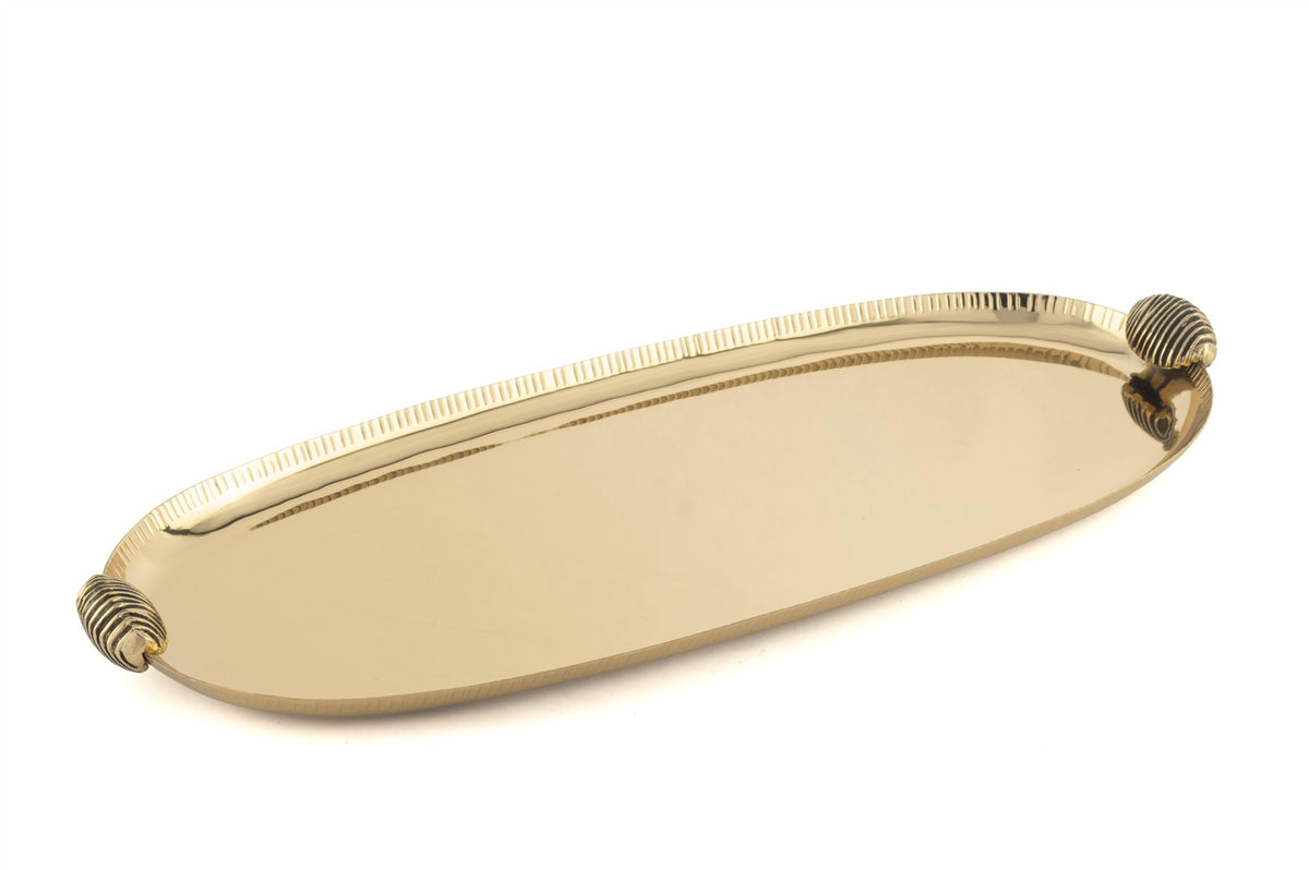 Mikasa Moor Gold Oval Tepsi 46x19x4cm