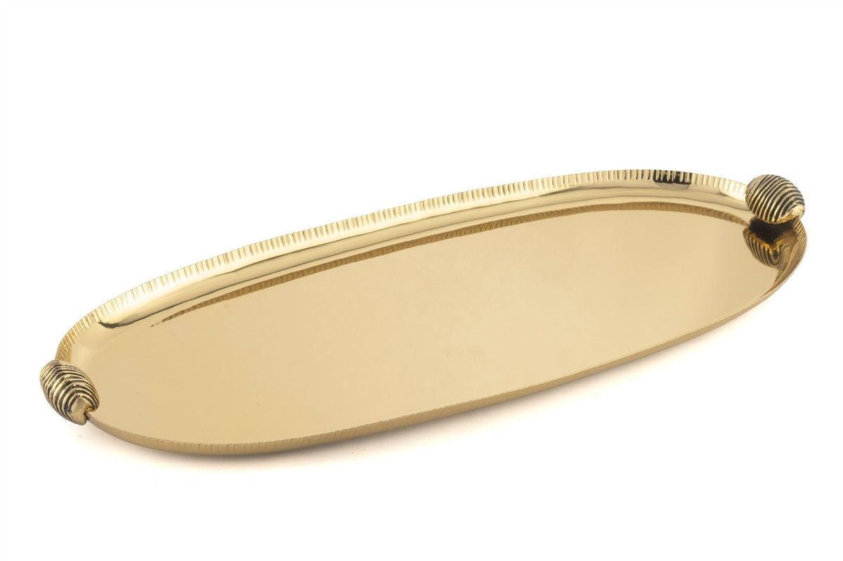 Mikasa Moor Gold Oval Tepsi 48x21x4cm