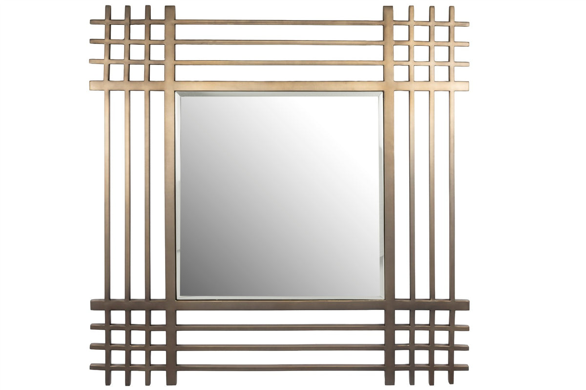 Mikasa Moor Antik Bronz Kare Ayna 100cm