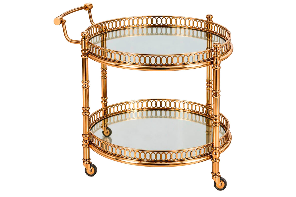 Mikasa Moor Gold Servis Arabası 82x48x73cm