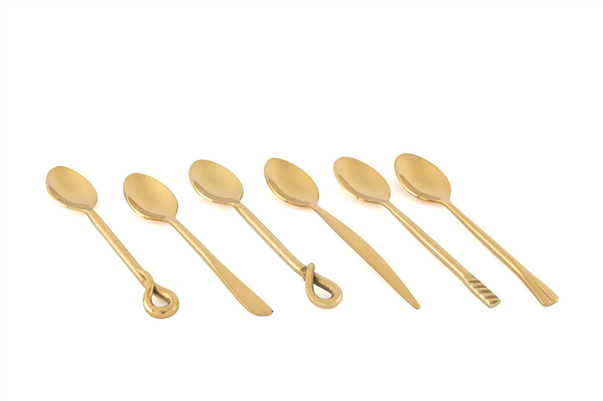 Mikasa Moor Gold 6lı Asorti Kaşık Seti