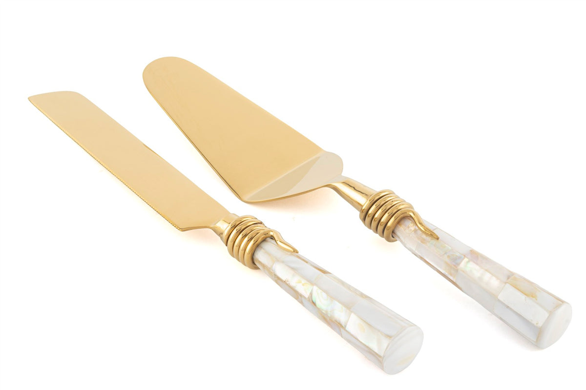 Mikasa Moor Gold Sedefli Kek Servis Set