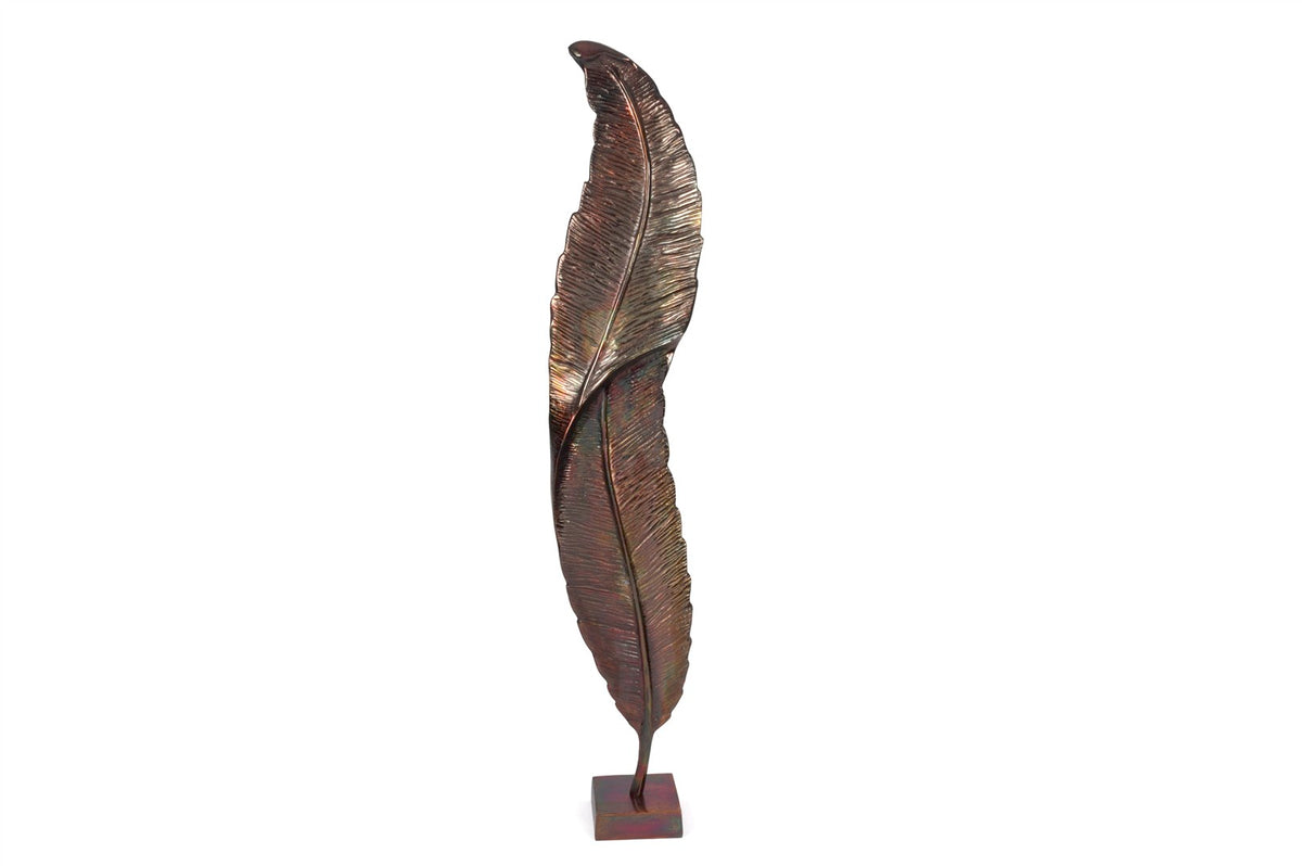 Mikasa Moor Ateiler Bronz Dekoratif Tüy Dekor 14x26x132cm