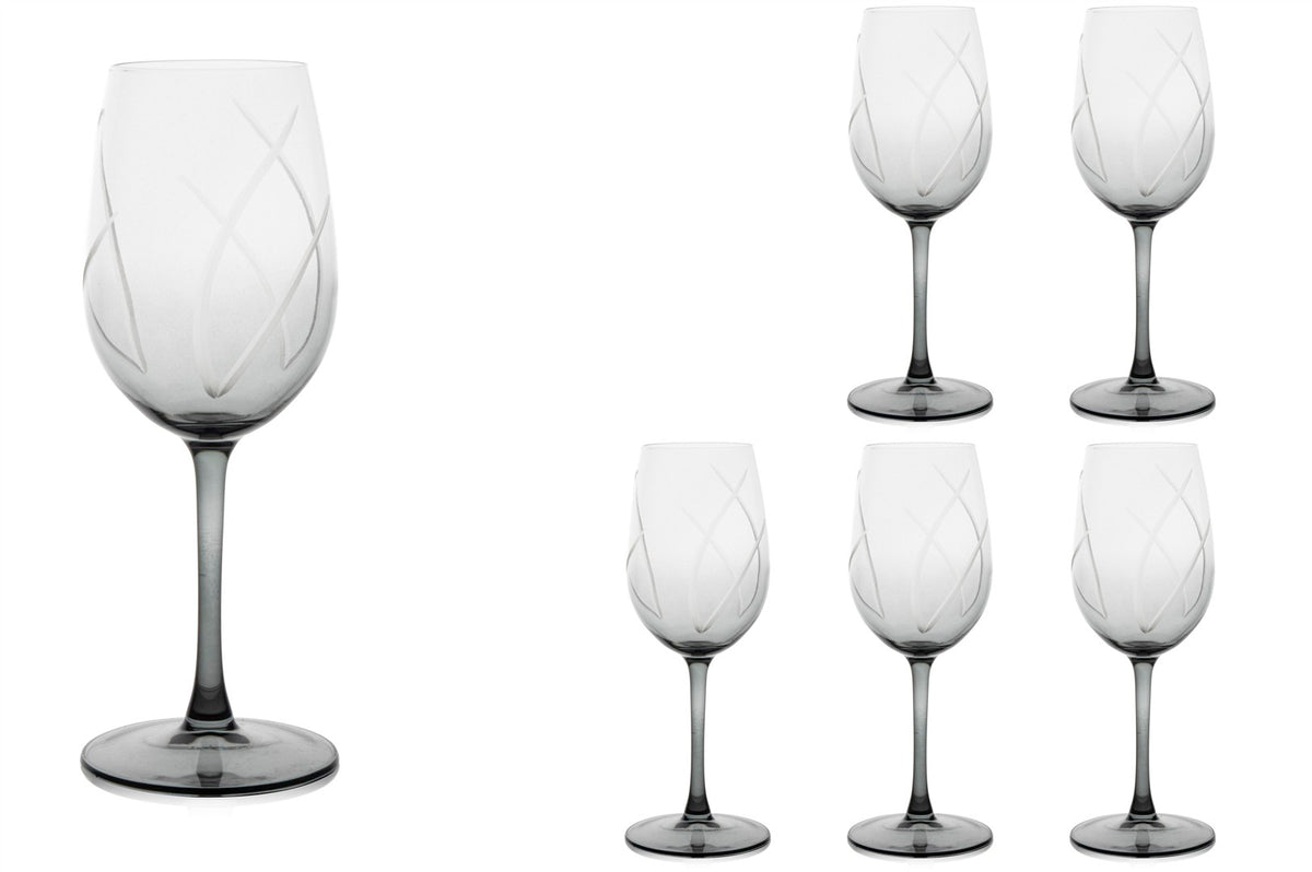 Mikasa Moor Füme 6lı Beyaz Şarap Kadehi 440ml