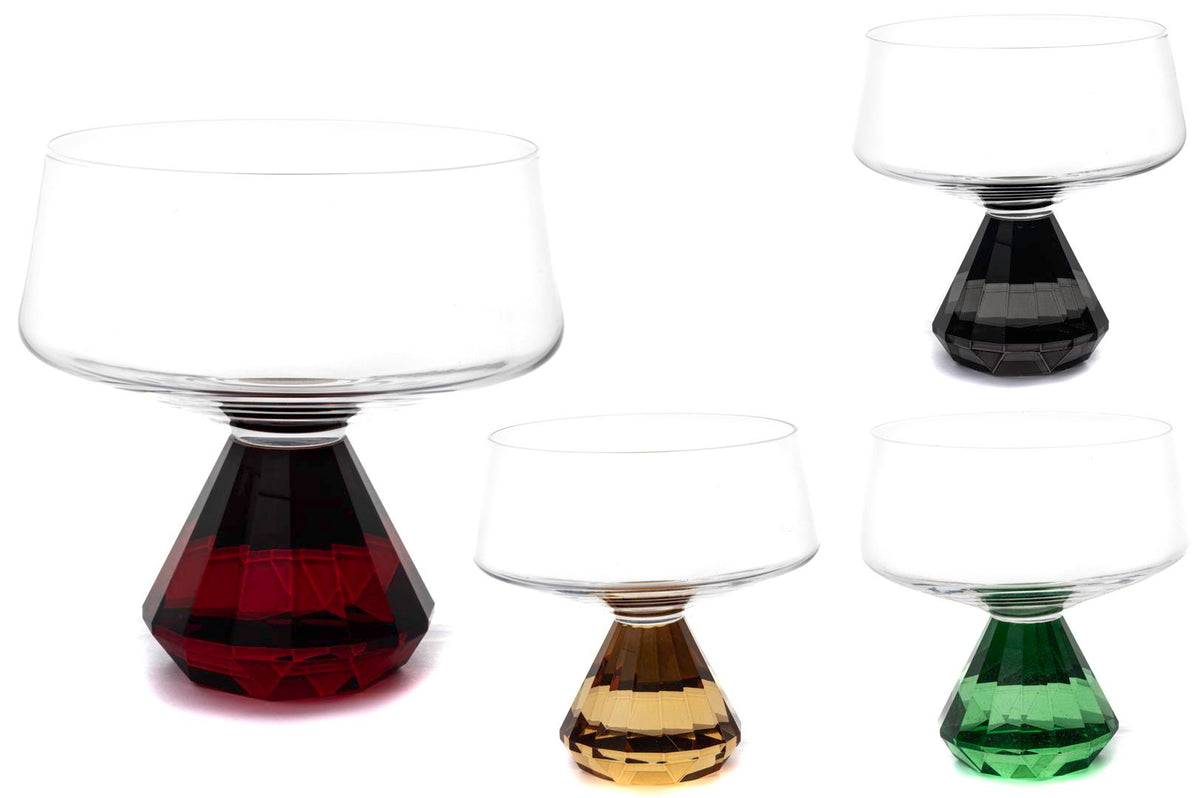 Mikasa Moor Tinny Renkli Ayaklı 4'lü Kup 330ml