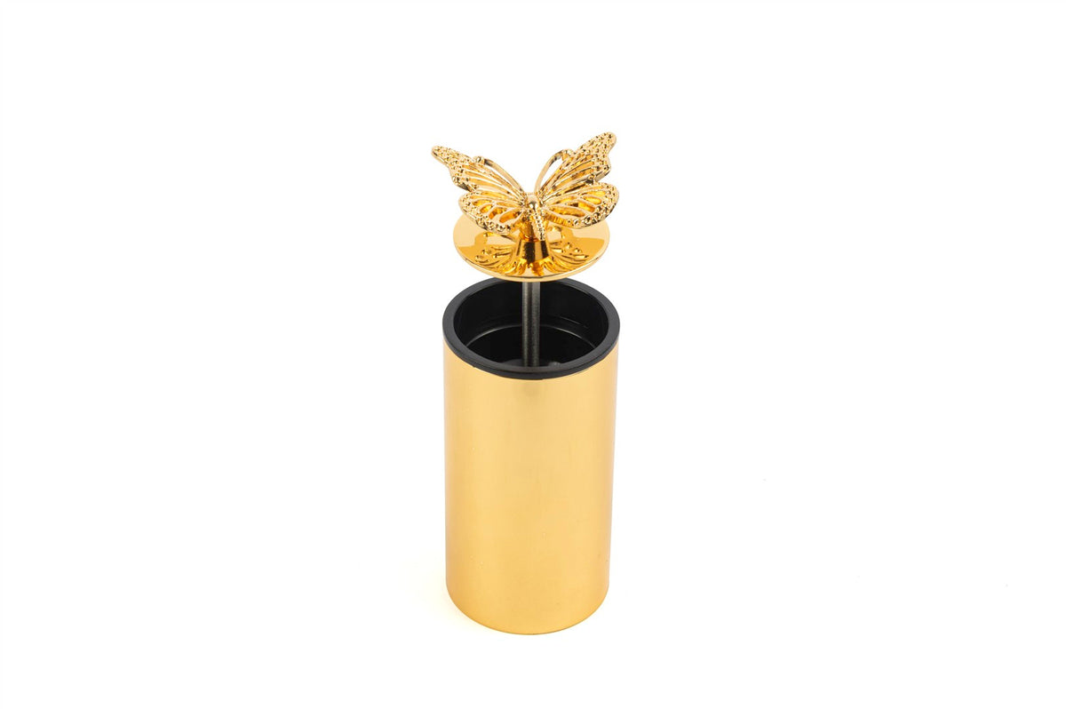 Mikasa Moor Gold Kelebek Detaylı Kürdanlık 10cm