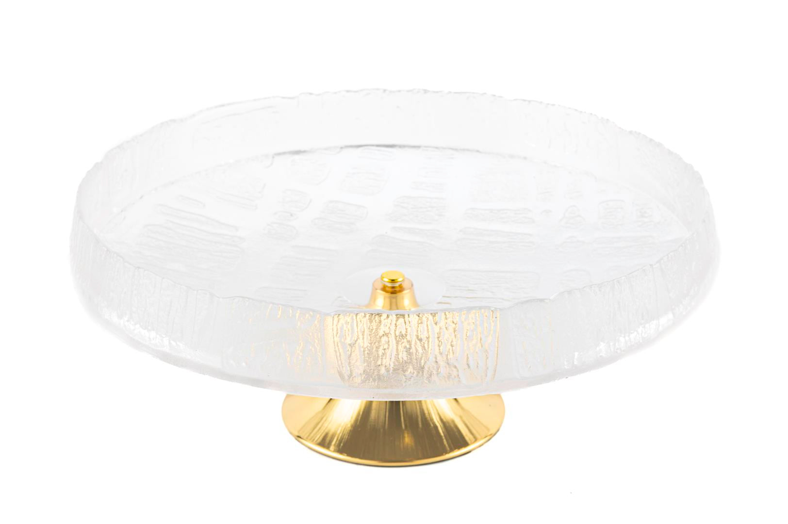 Mikasa Moor Gold Ayaklı Cam Servis 30x12cm