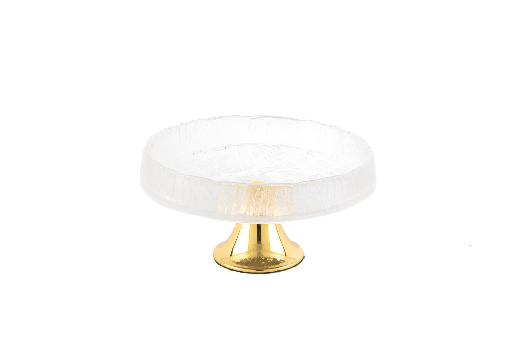 Mikasa Moor Gold Ayaklı Cam Servis 18x9cm