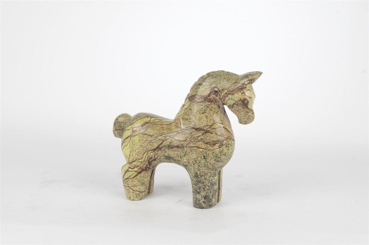 Mikasa Moor Yeşil Mermer At Obje 20x17cm