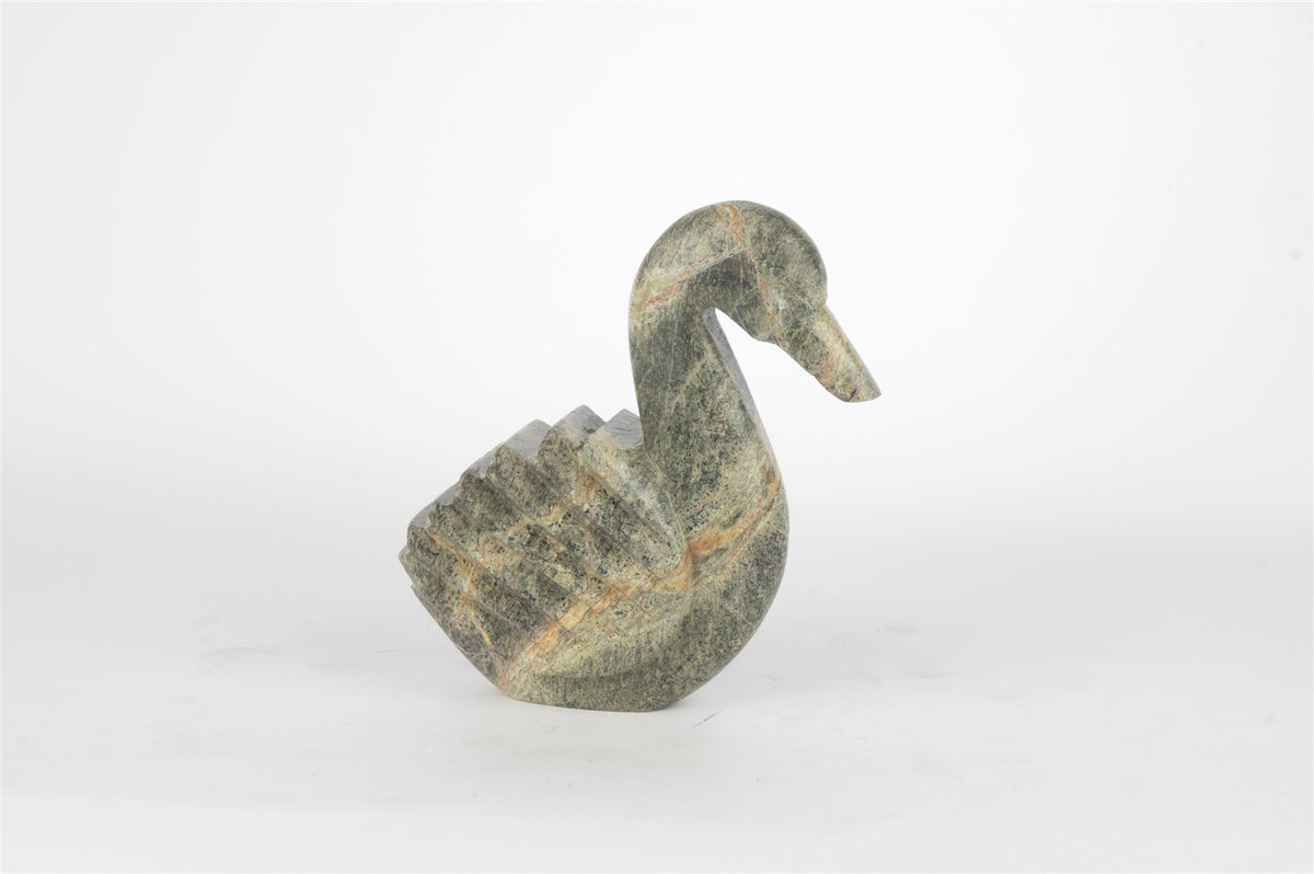 Mikasa Moor Yeşil Mermer Ördek Obje 20x12cm