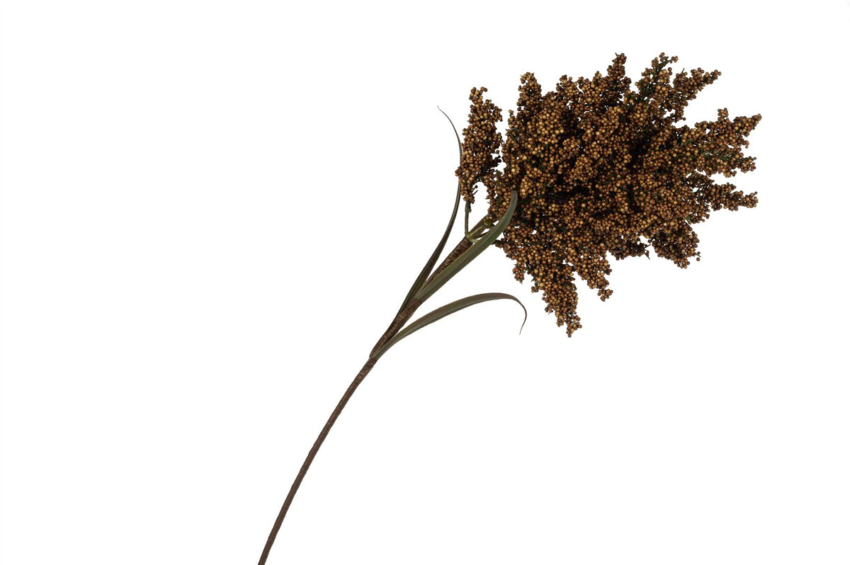 Mikasa Moor Kahverengi Tomurcuklu Yapay Çiçek 79cm
