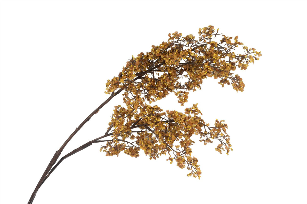 Mikasa Moor Sarı Boncuk Yapay Dal Çiçek 85cm