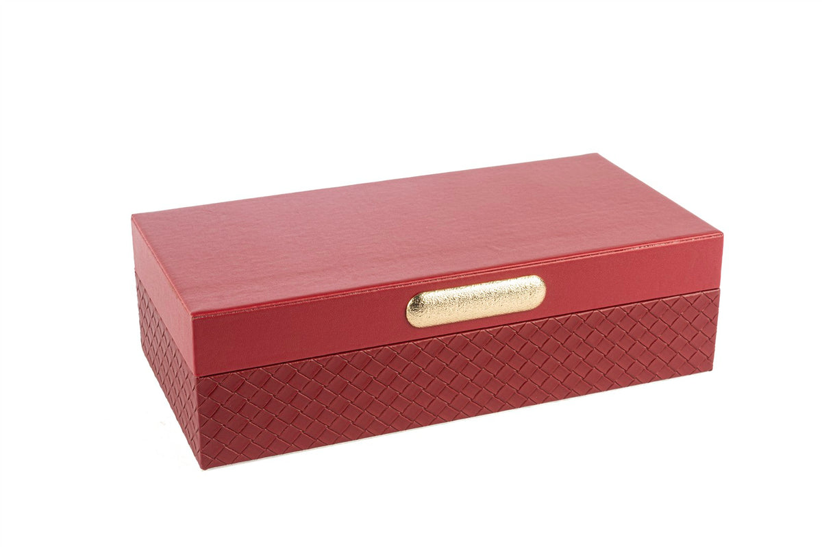 Mikasa Moor Kırmızı Gold Dekoratif Kutu 30x15x9cm